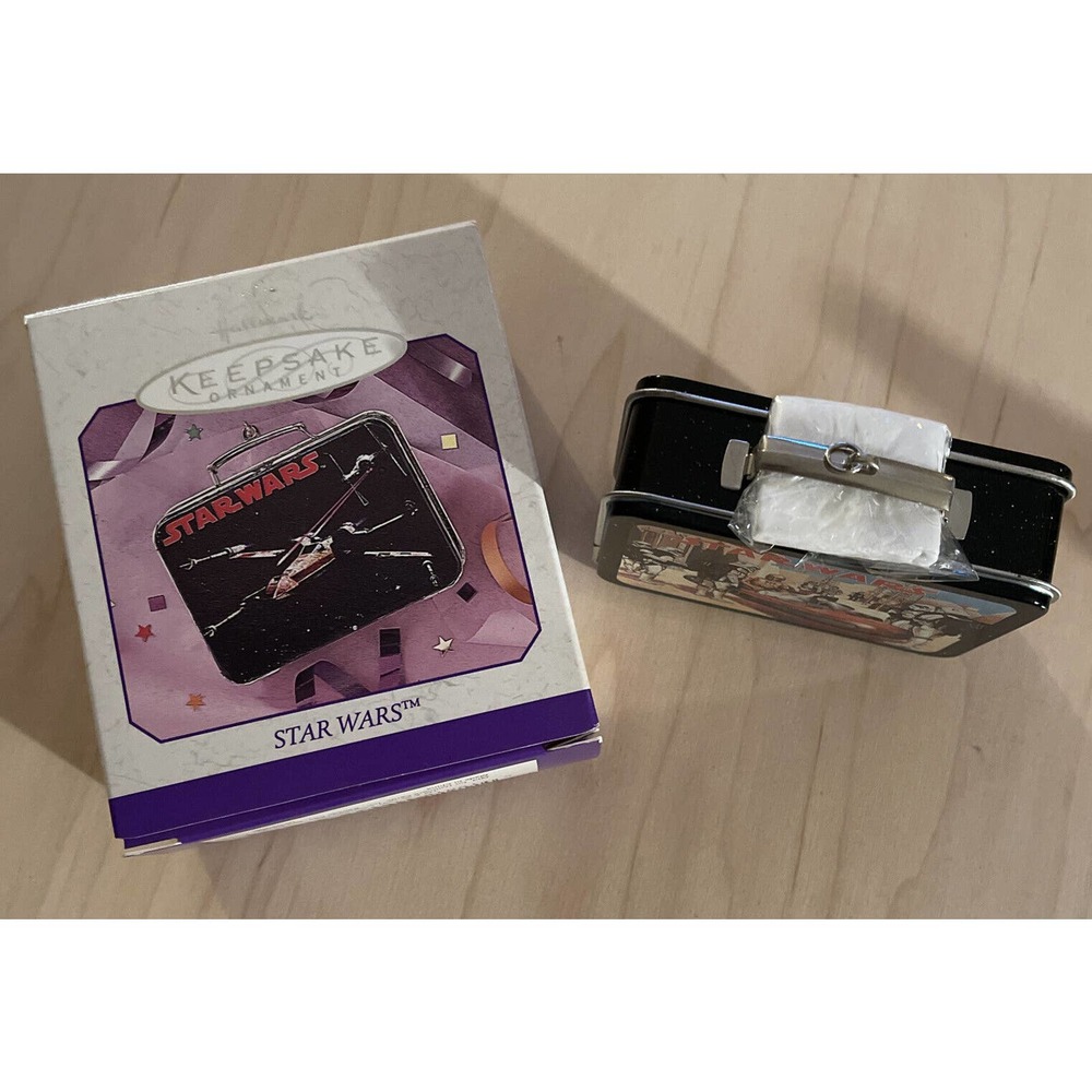 Hallmark Keepsake 1998 Star Wars A New Hope Replica Lunchbox Ornament New MNIB